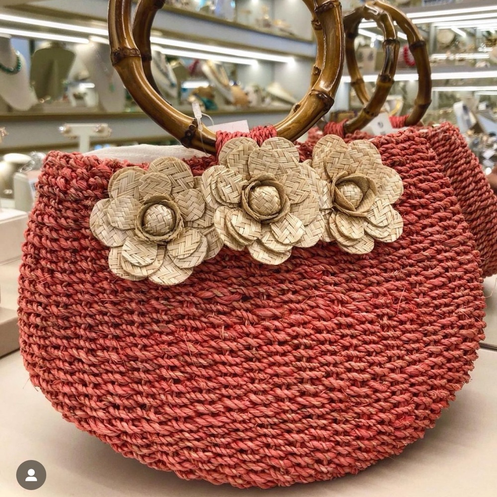 Serpui straw bag